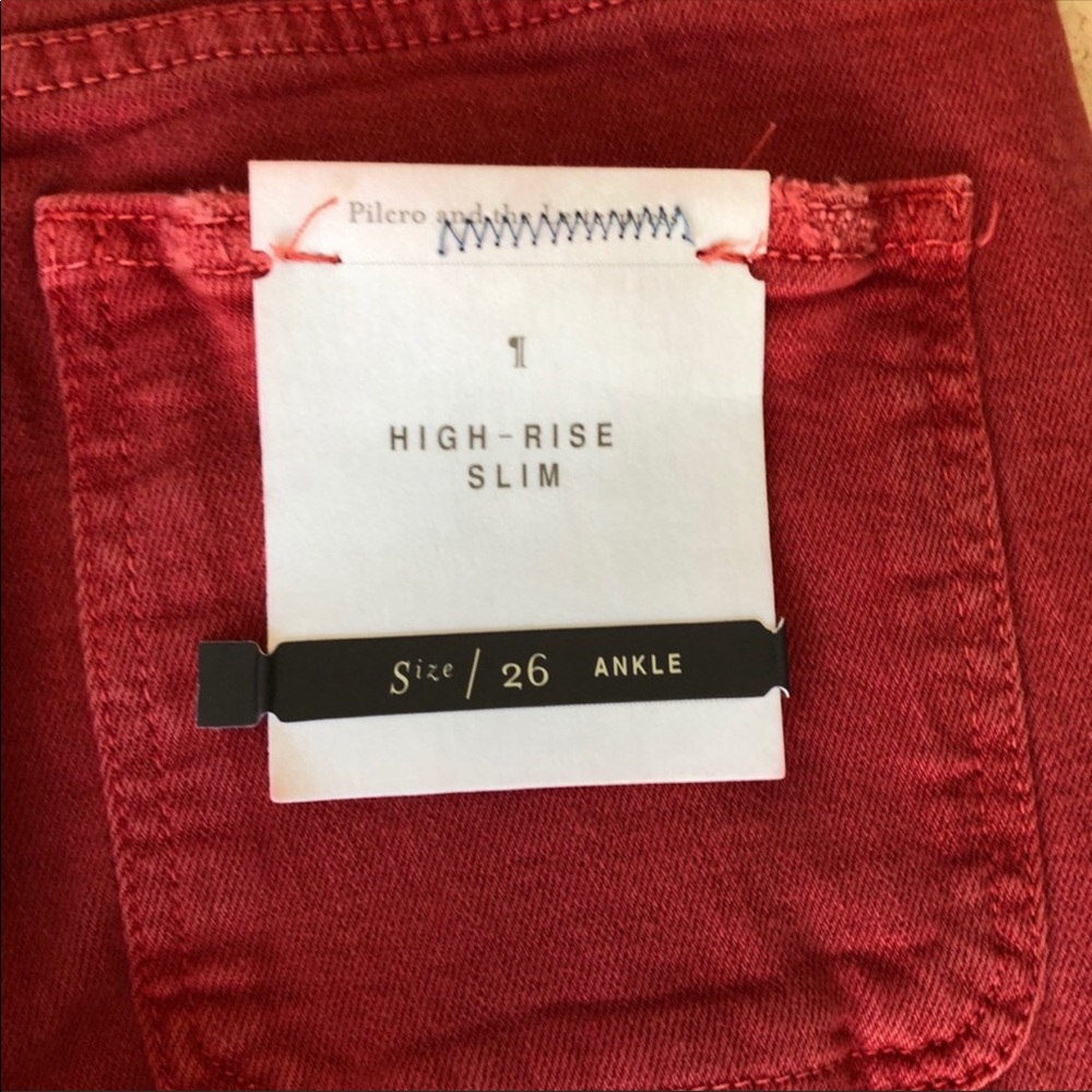 Anthropologie Jeans High Rise Distressed Slim  NWT Women’s Size 27 - Picture 8 of 12